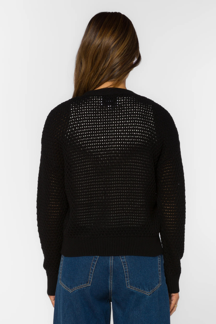 Aris Black Cardigan