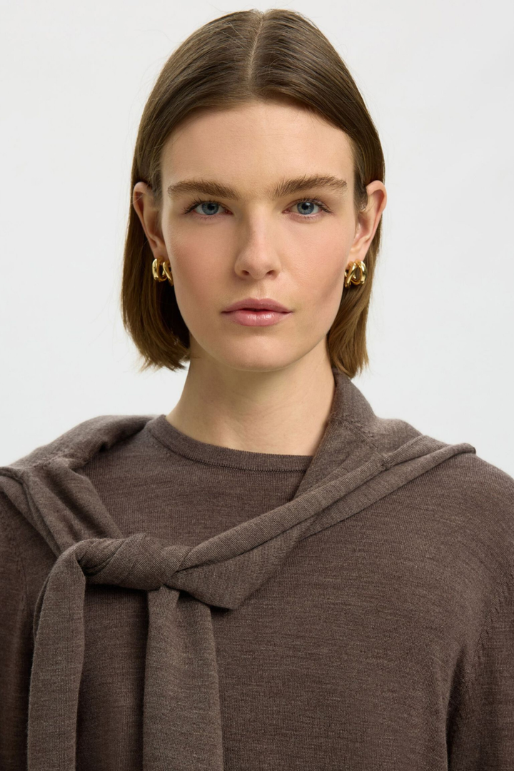 Selected Merino Wool Crewneck Pullover