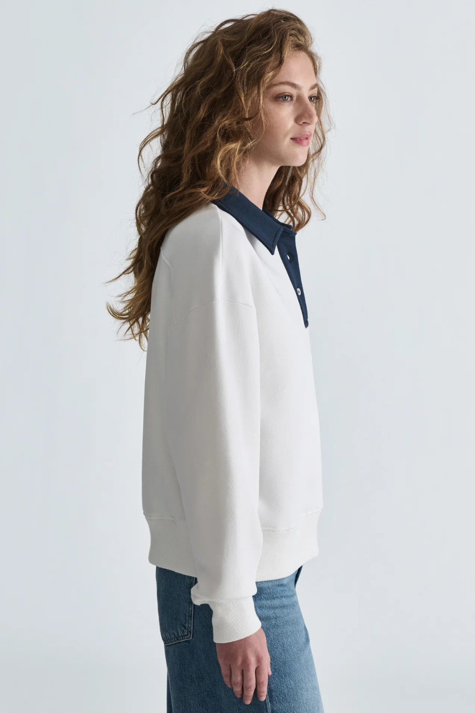 Mavi Fleece Polo Sweatshirt