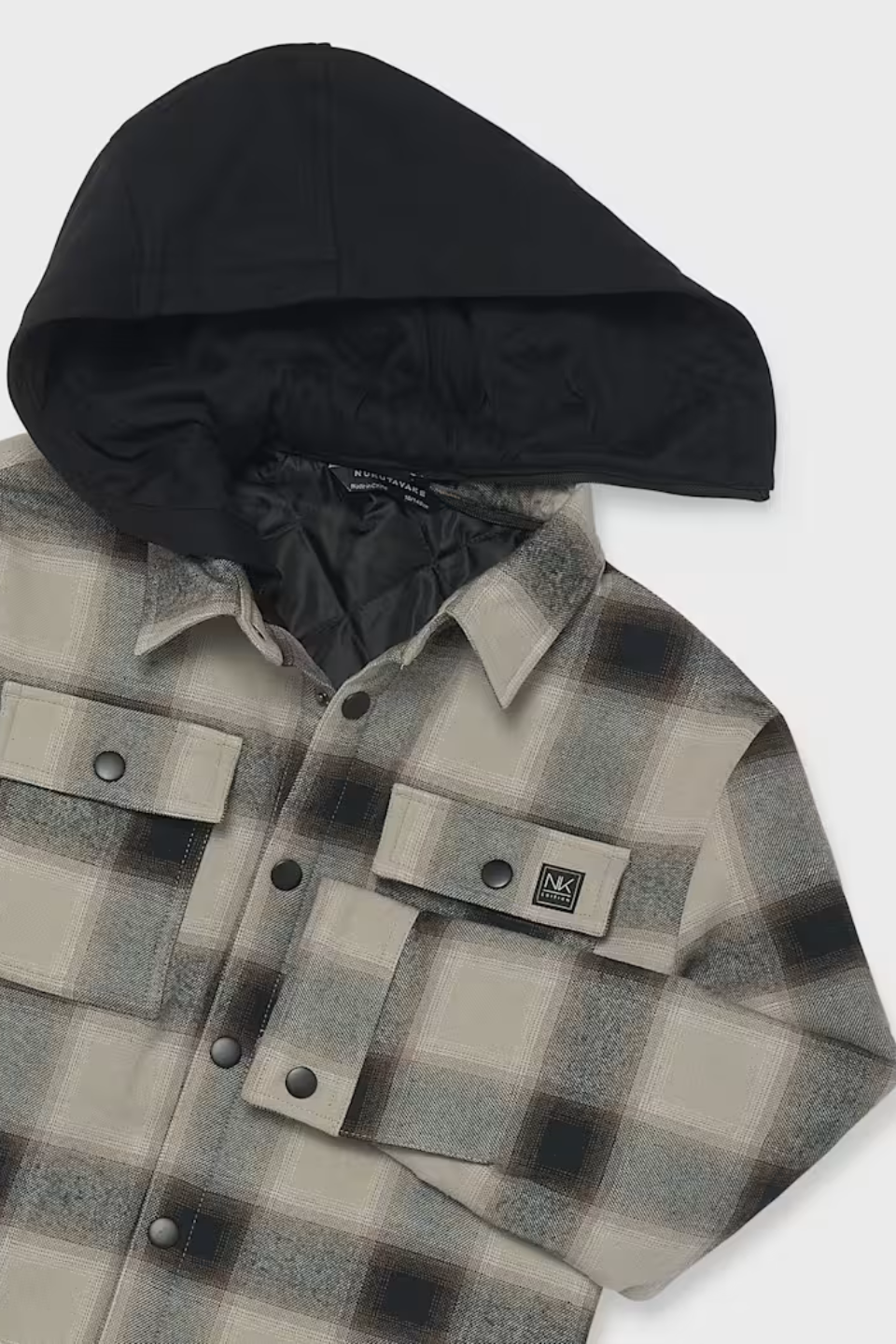 Mayoral Boy Quilted Hooded Overshirt