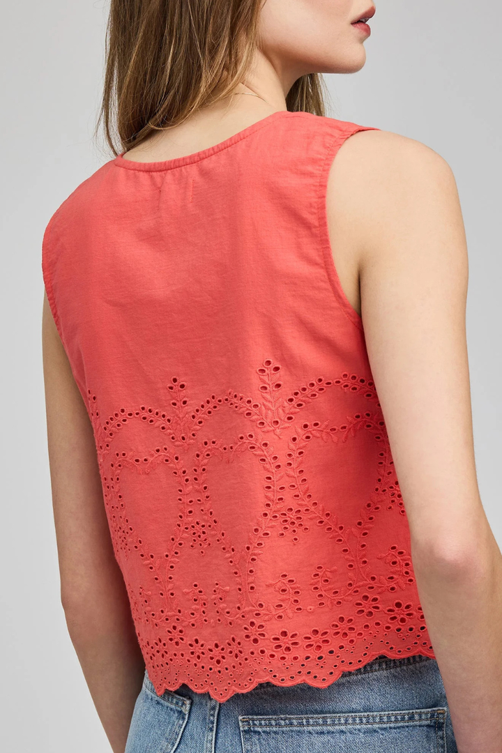 Rhea Sleeveless Top - Hot Peppers Clothing
