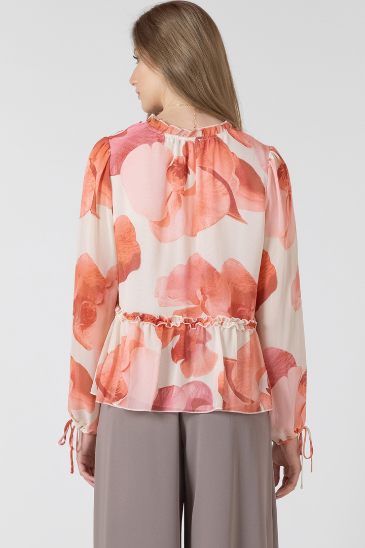 Black Tape Rosalie Blouse - Hot Peppers Clothing
