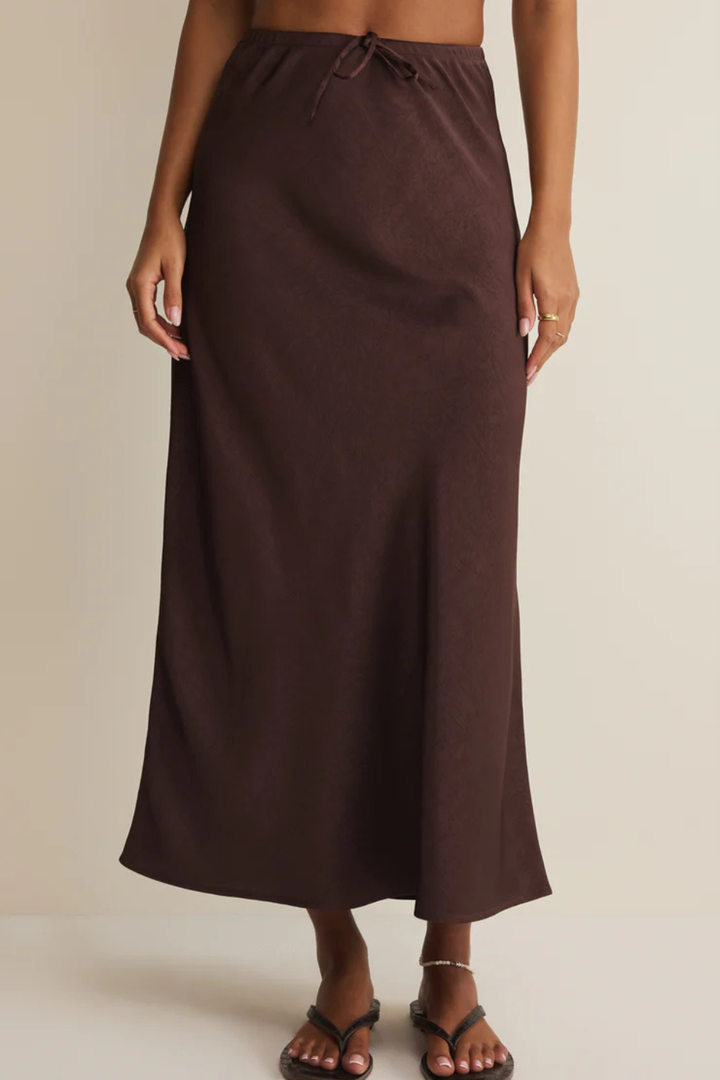 Z Supply Viva Satin Midi Skirt Z SUPPLY