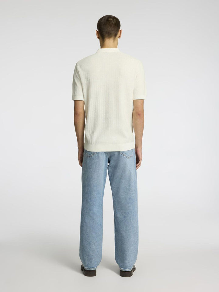 ZIP UP POLO SHIRT