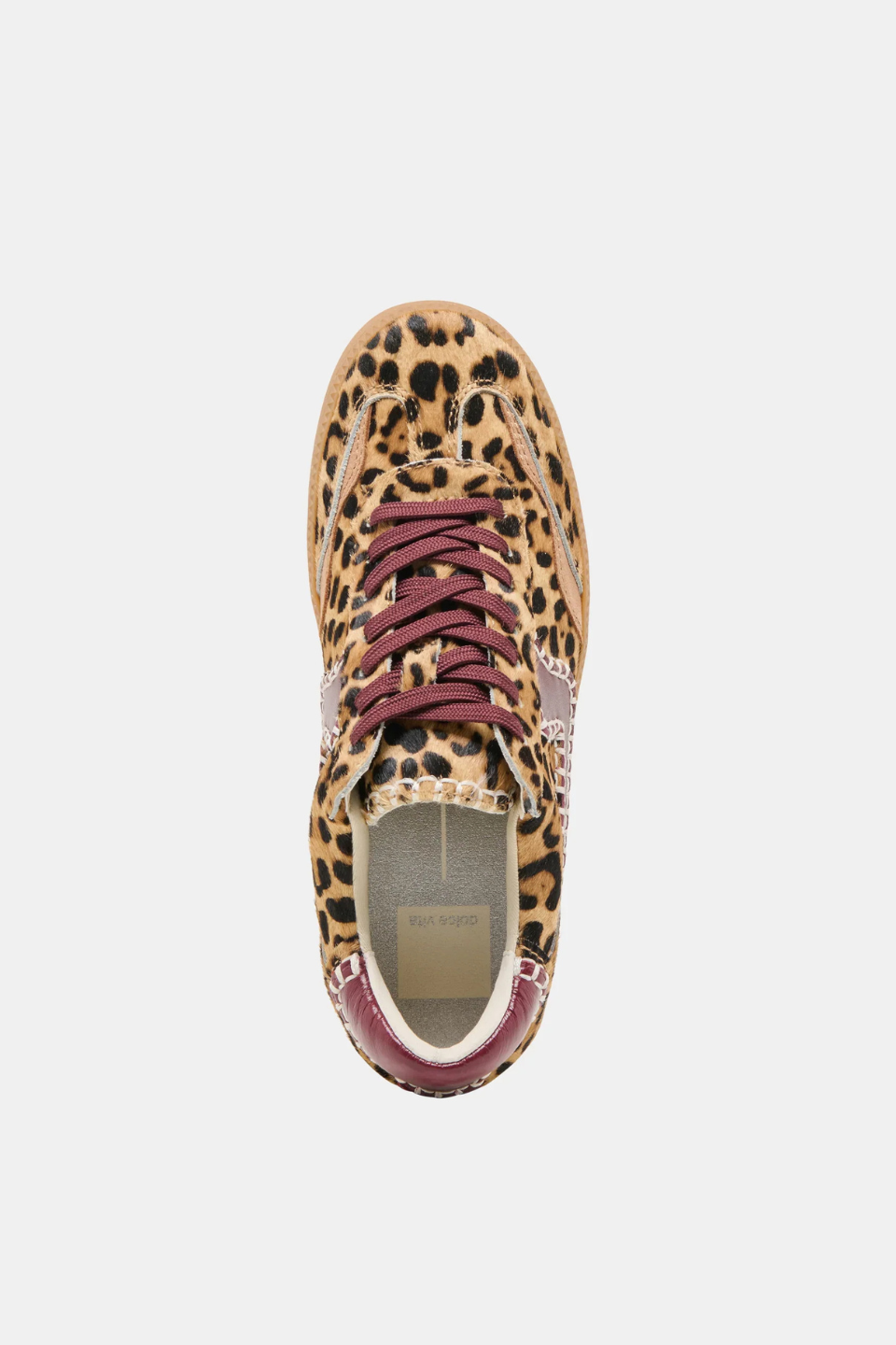 Notice Stitch Burgundy Calf Hair