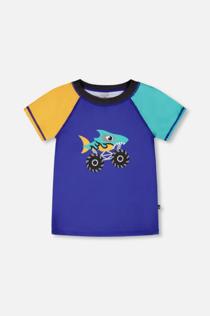 Short Sleeve Rashguard Ultramarine Blue