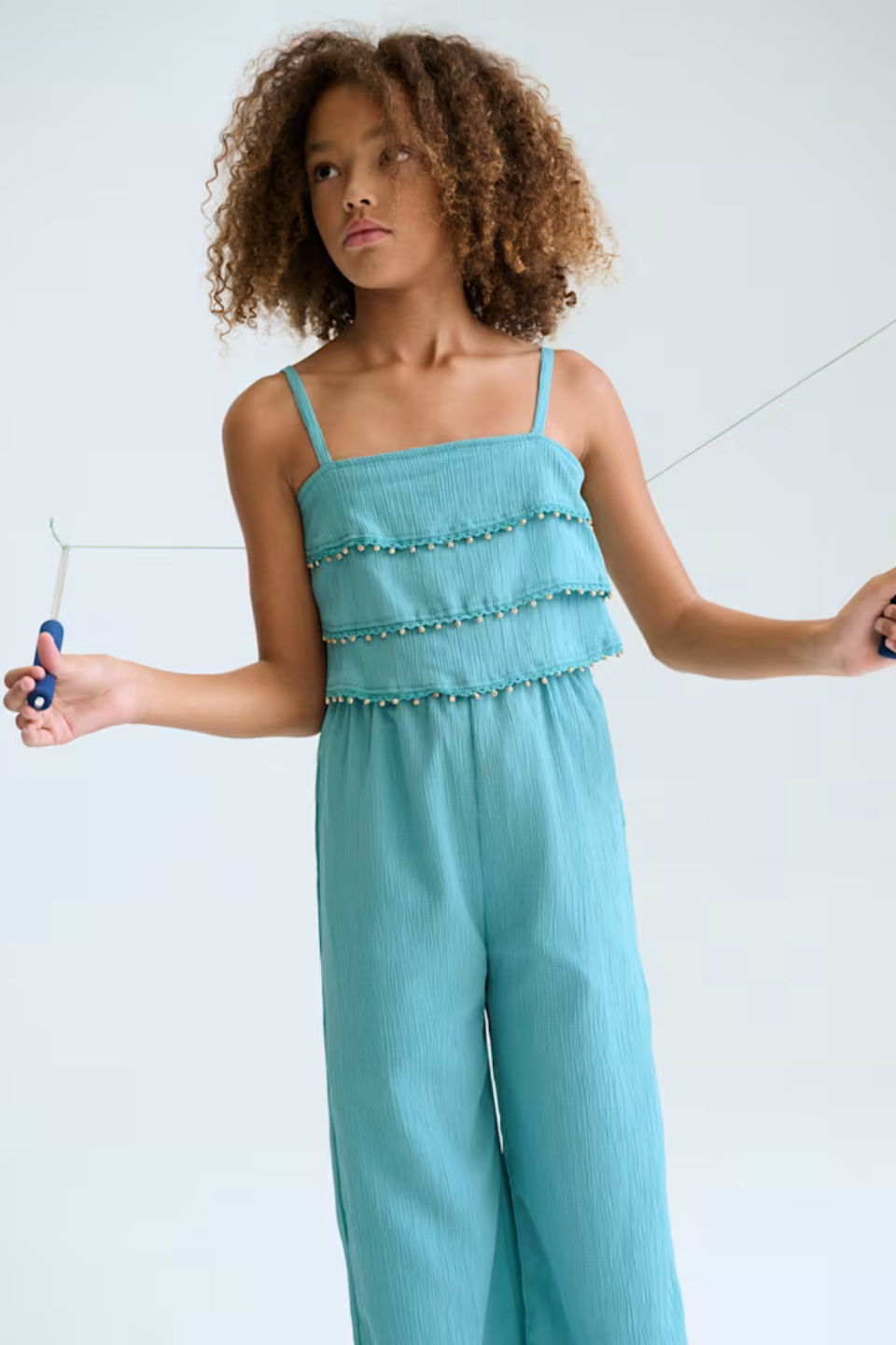 Mayoral Girl's Ruffled Jumpsuit MAYORAL