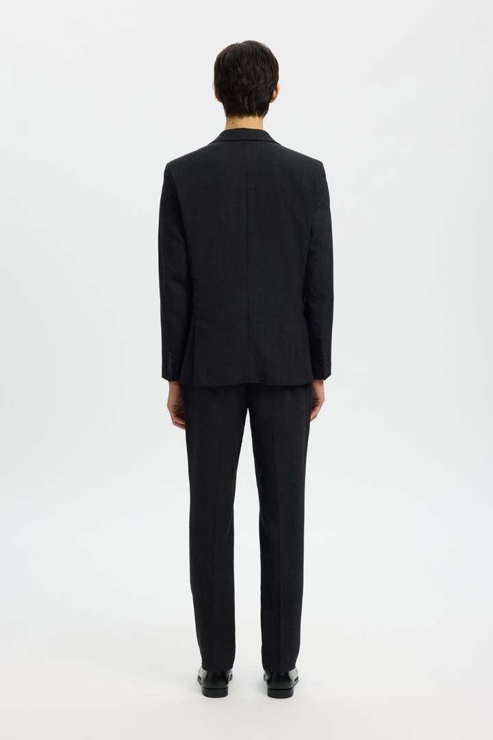 SLIM FIT SINGLE-BREASTED BLAZER - Hot Peppers Clothing