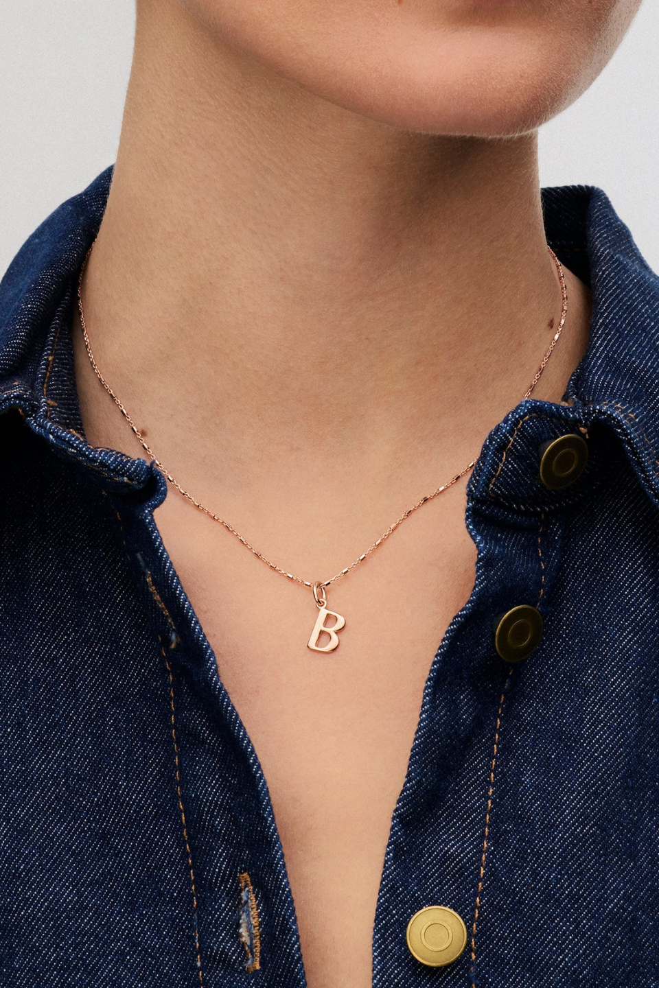 Celestial Chain Necklace in Rose Gold
