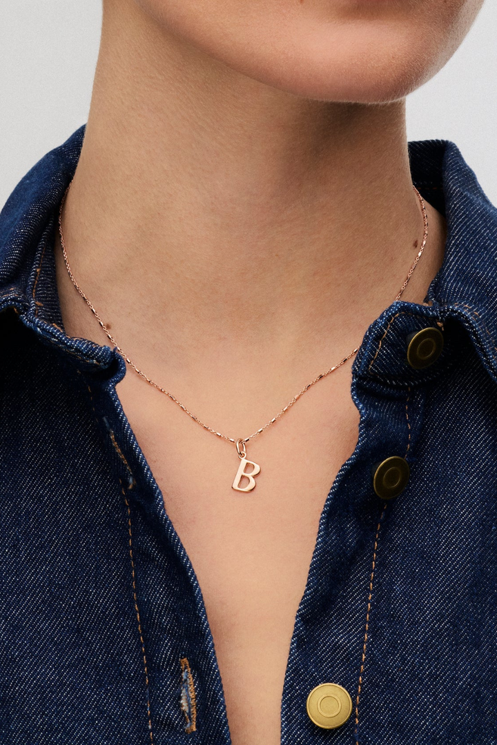 Celestial Chain Necklace in Rose Gold