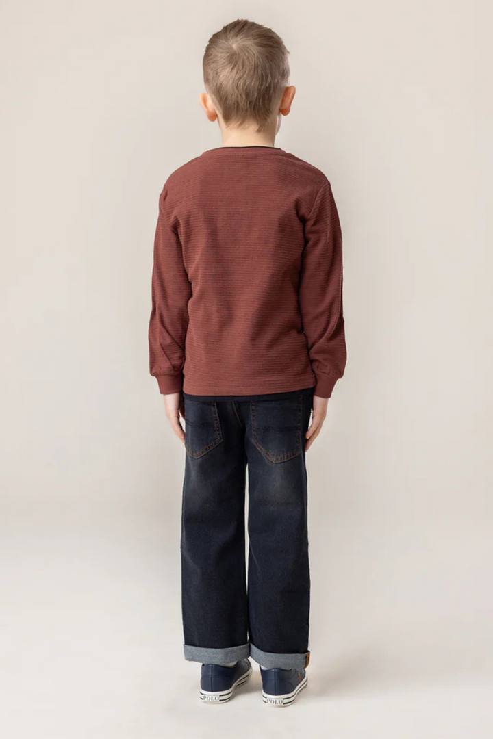 Brown Long Sleeve T-Shirt