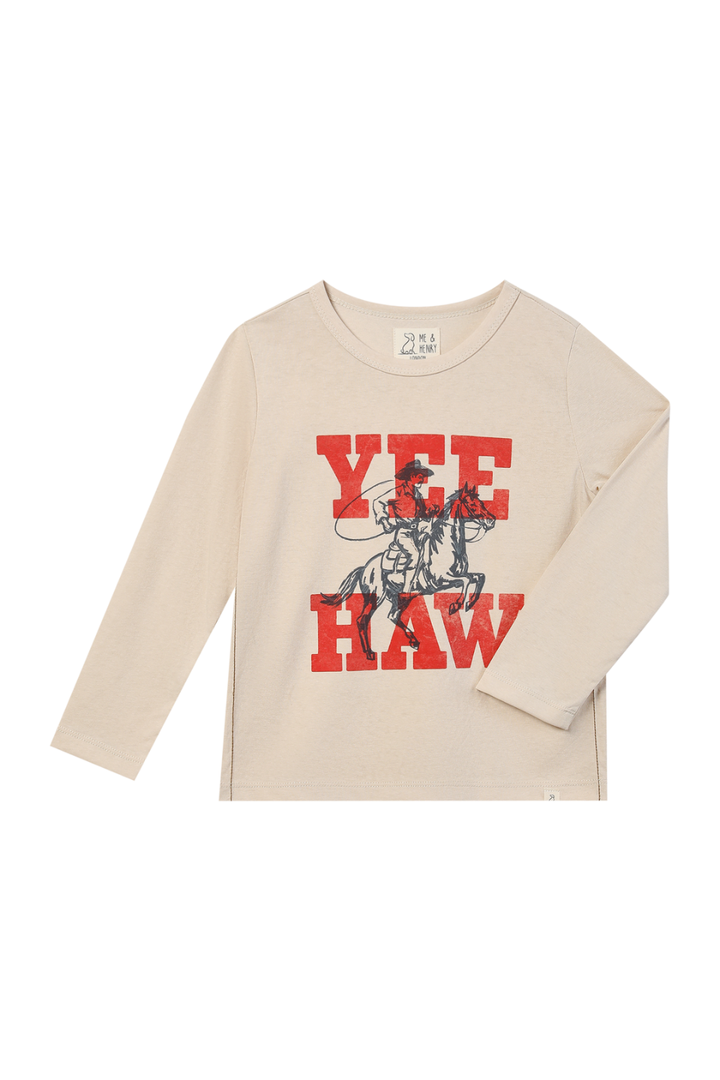 Me &amp; Henry Cherokee Yee Haw Printed Tee
