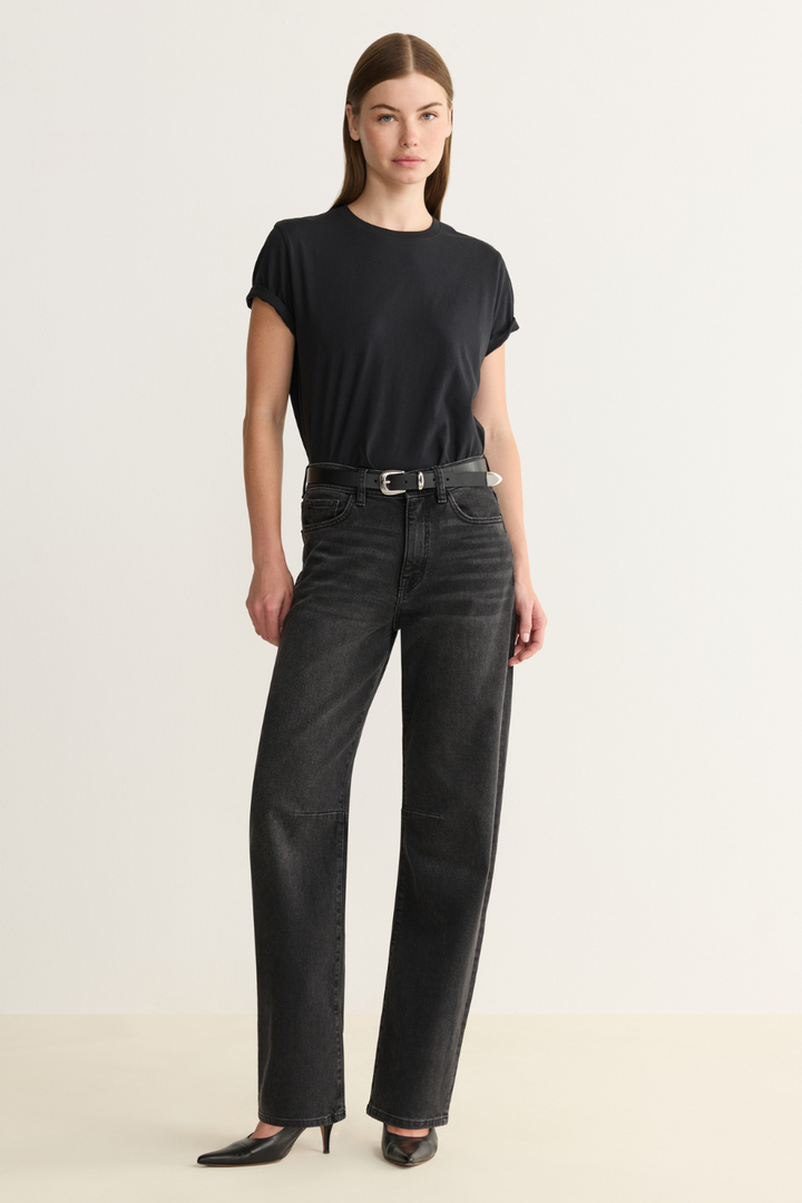 Bna - soft curve barrel jeans