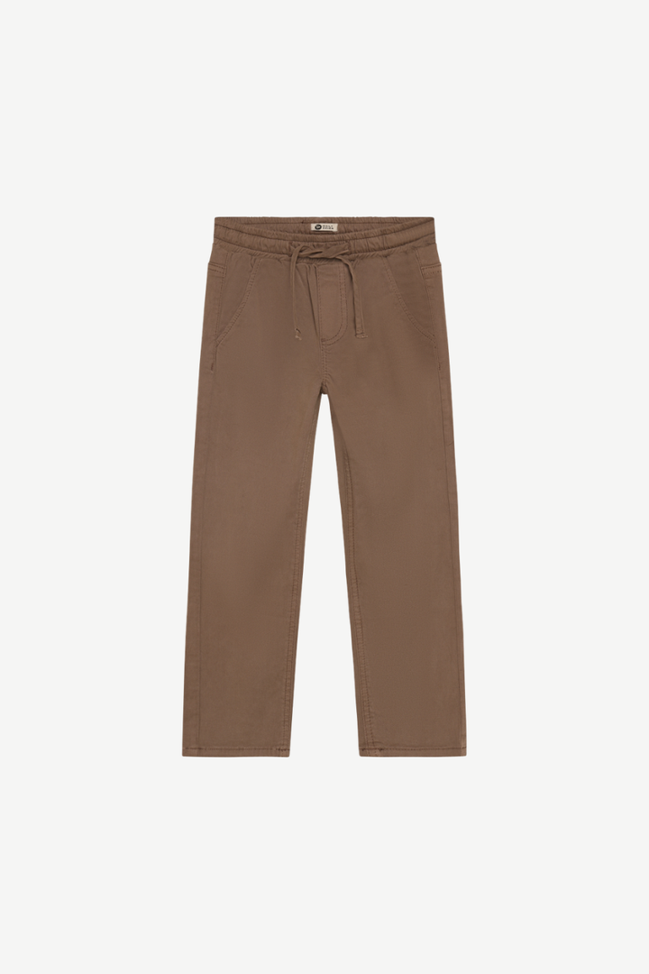 Daily Seven Trousers Straight Fit - Almond Brown
