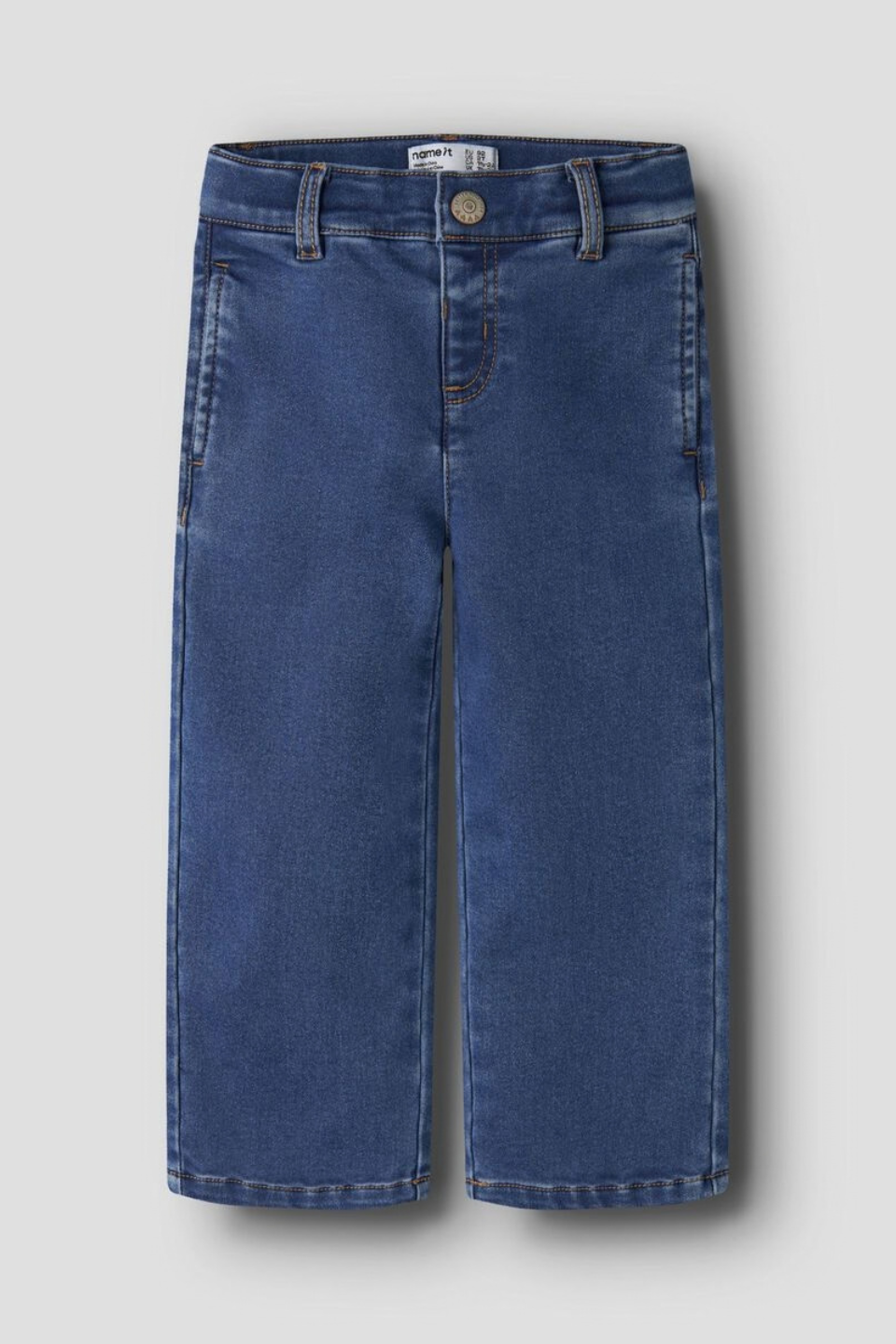 Name It Mini Wide Leg Fleece Jeans