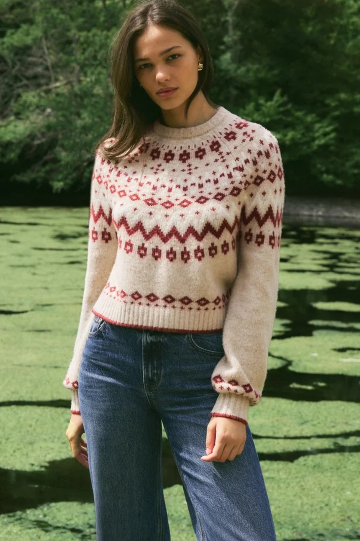 Z Supply String The Lights Fair Isle Sweater