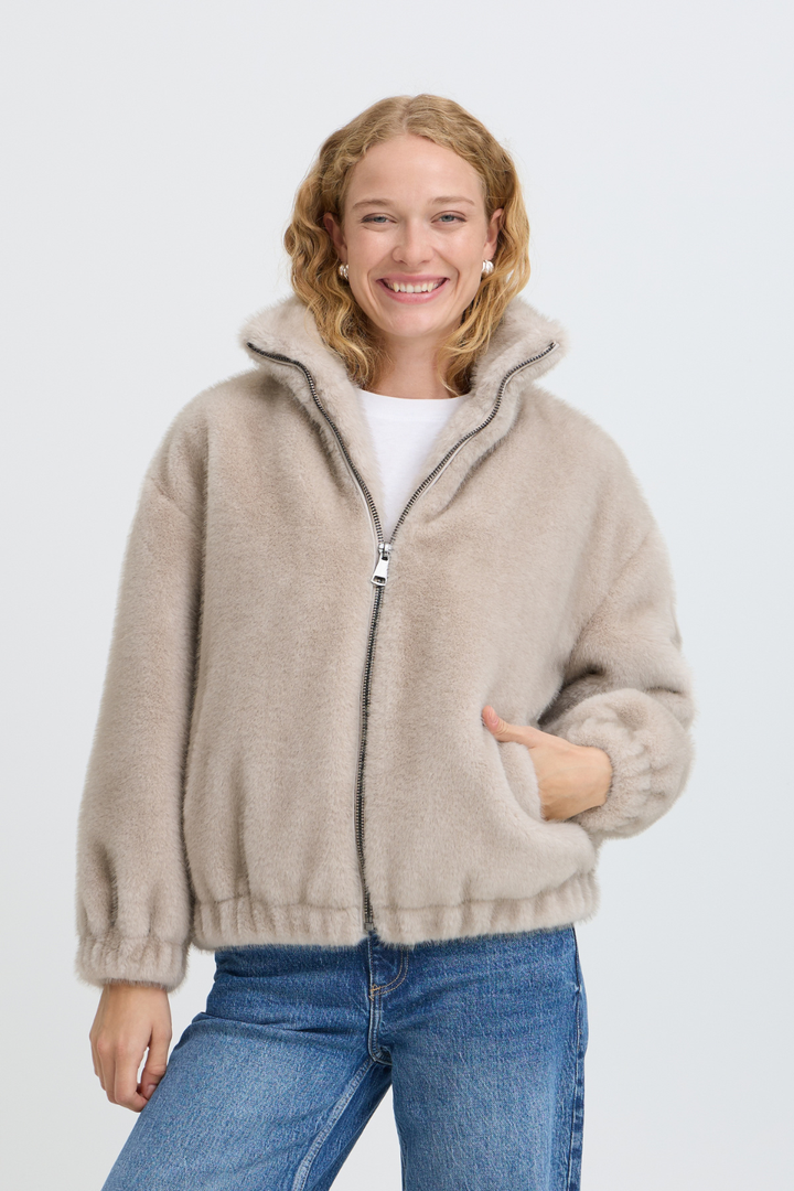 b.young Cornilla Teddy Jacket