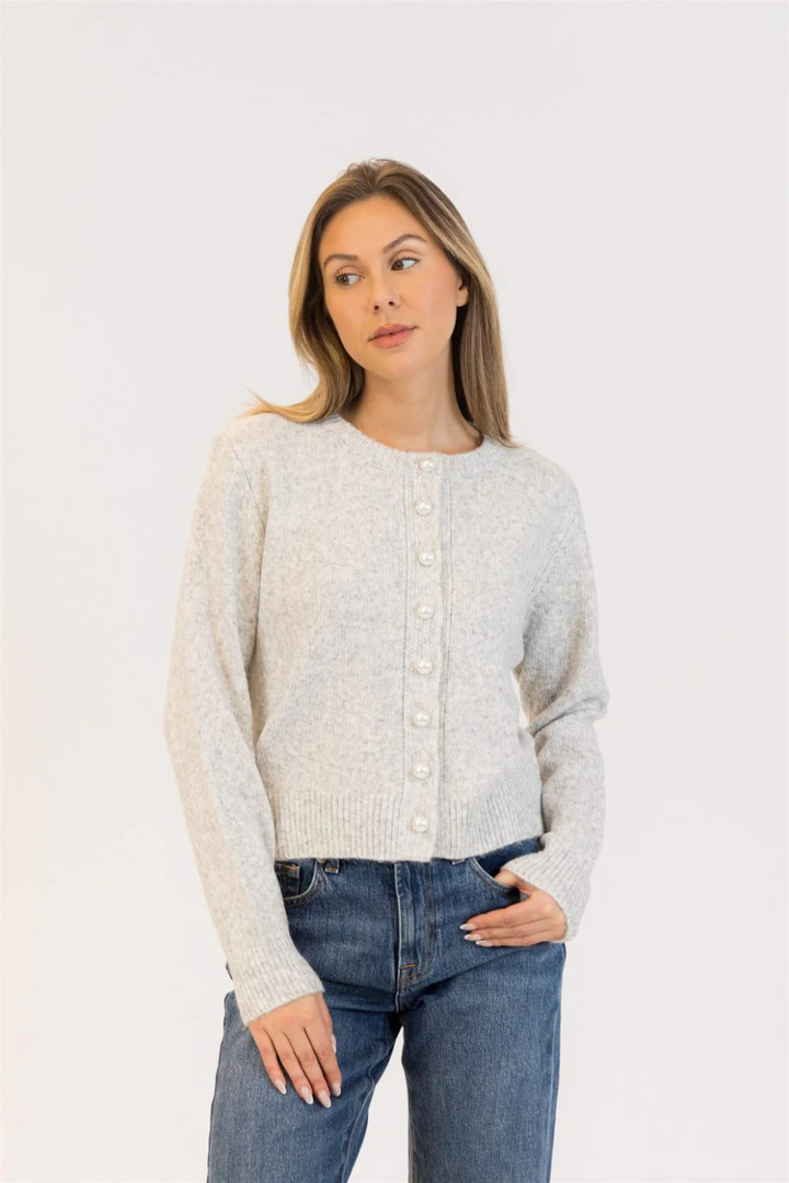Aisha Pearl Cardigan