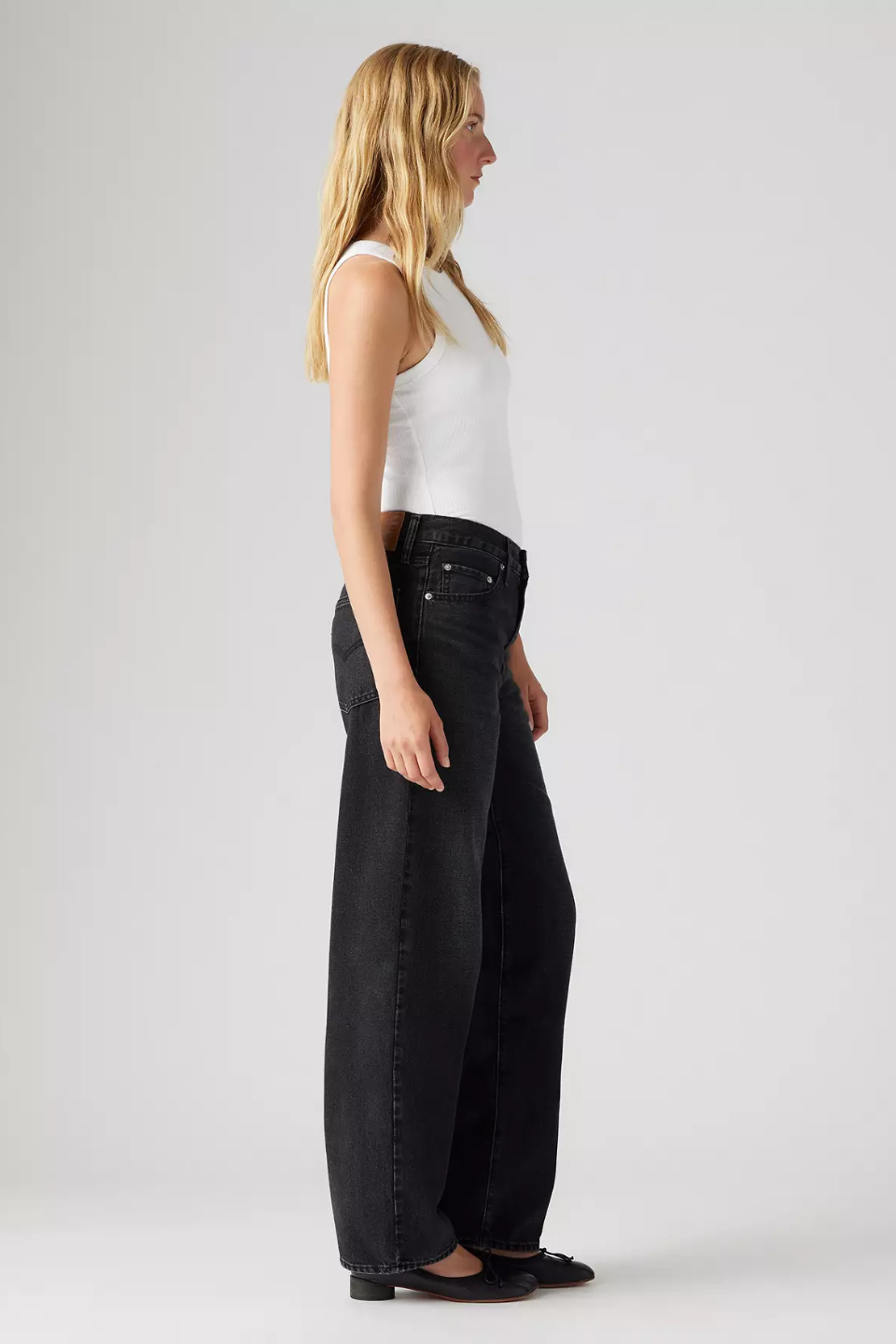Baggy Dad Jeans in Shrink Up