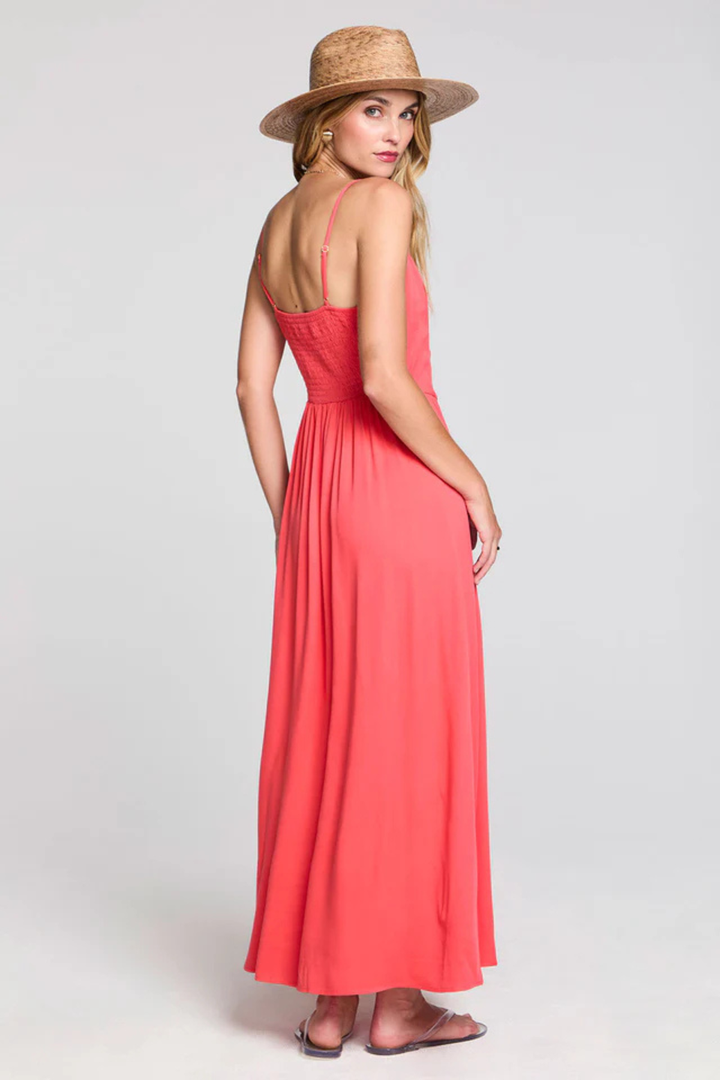 Saltwater Luxe Tarynnia Cranberry Maxi Dress Saltwater Luxe