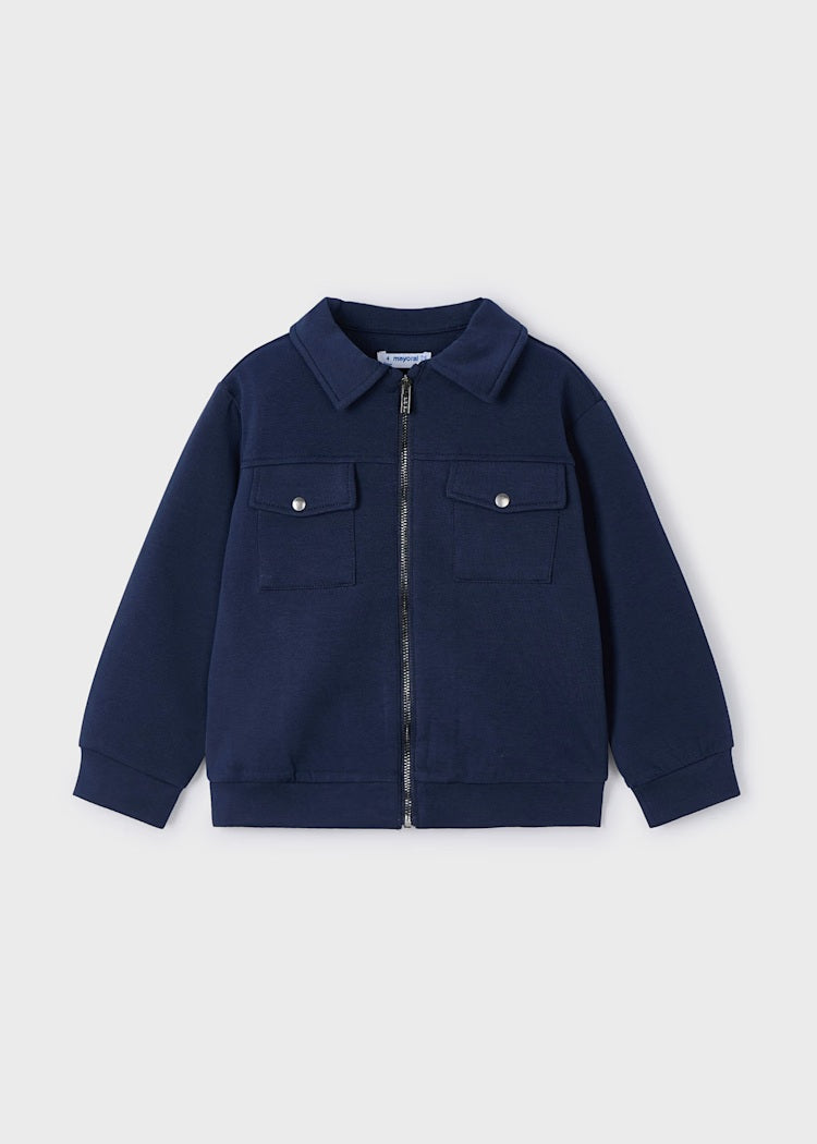 Zip jumper with pockets