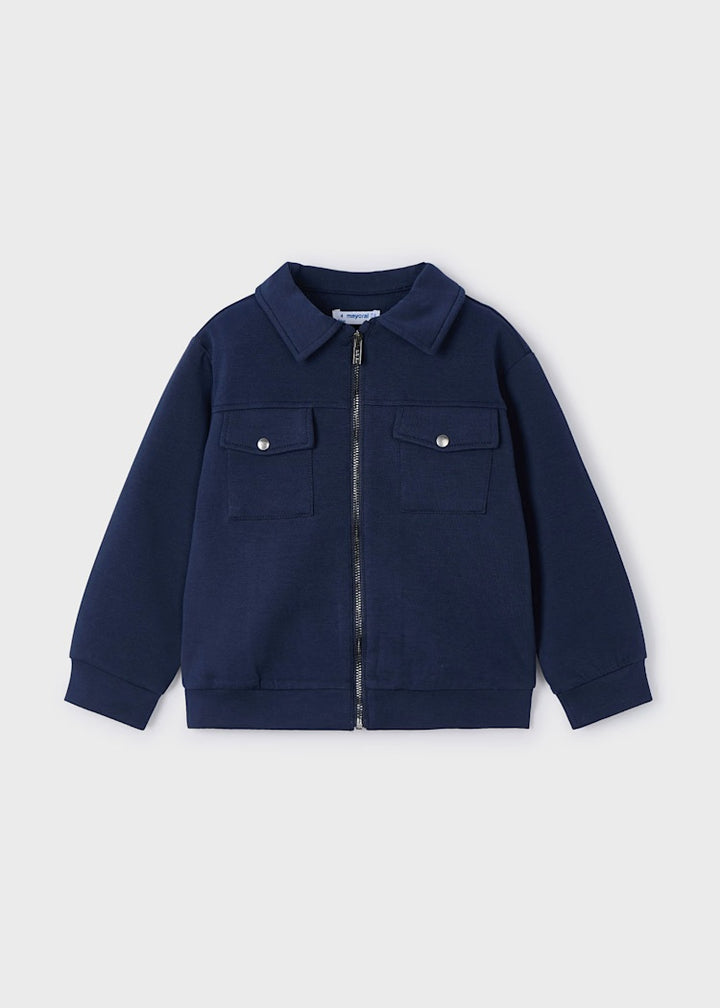 Zip jumper with pockets