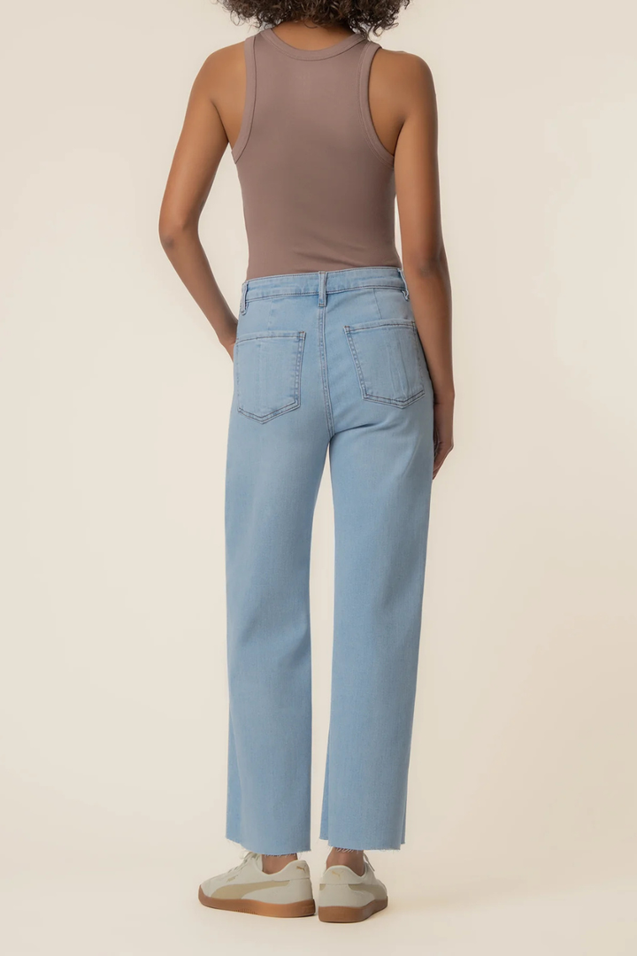 Kut From The Cloth Meg High Rise Wide Leg in Tone Wash KUT