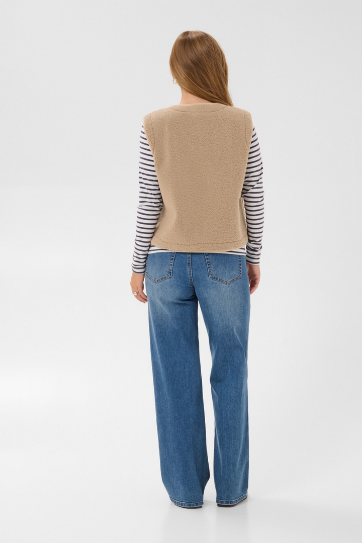 Kaffe Linn Reversible Teddy Vest