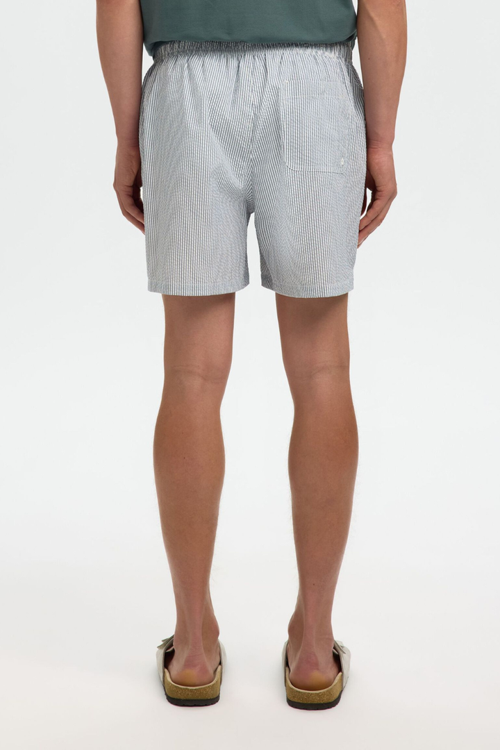 SEERSUCKER SWIM SHORTS - Hot Peppers Clothing