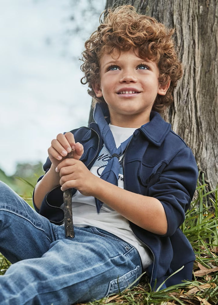 Zip jumper with pockets