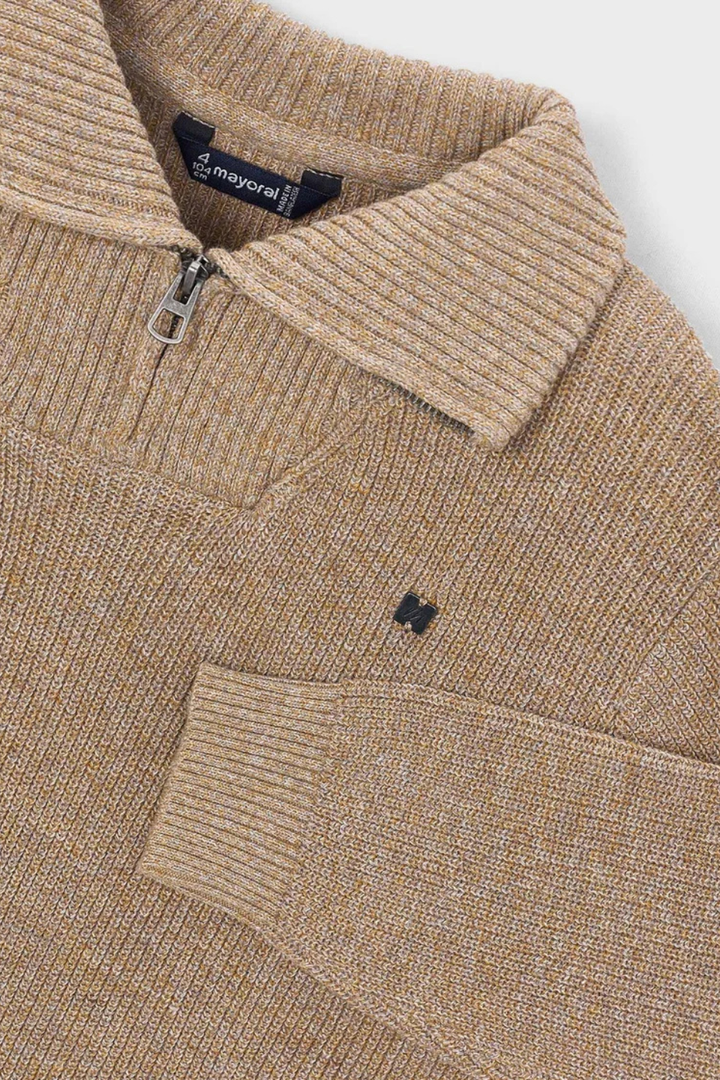 Mayoral Boy Quarter-Zip Sweater