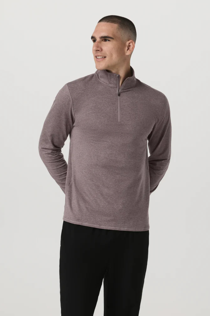 Ponto Half Zip Mock Neck