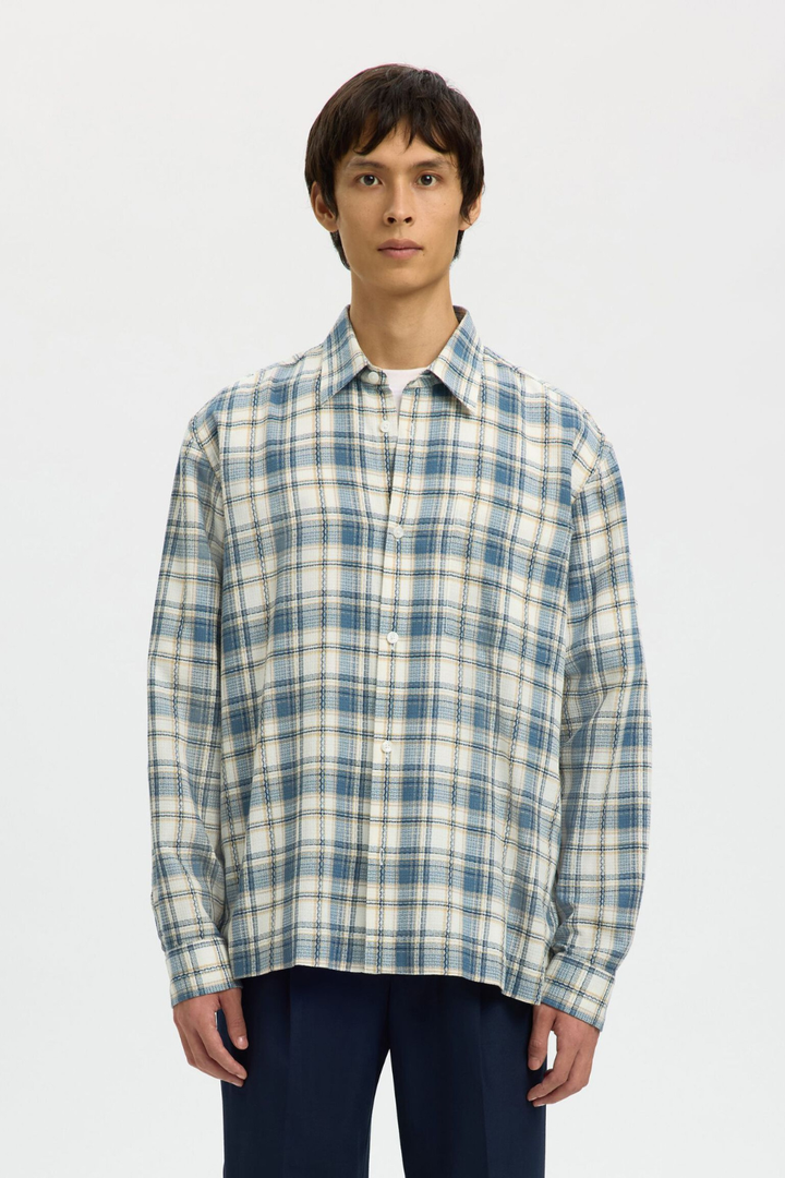 COTTON CHECKED SHIRT