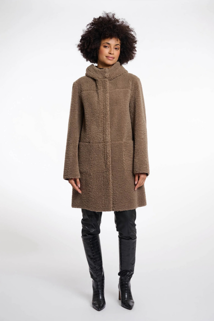 Alina reversible coat