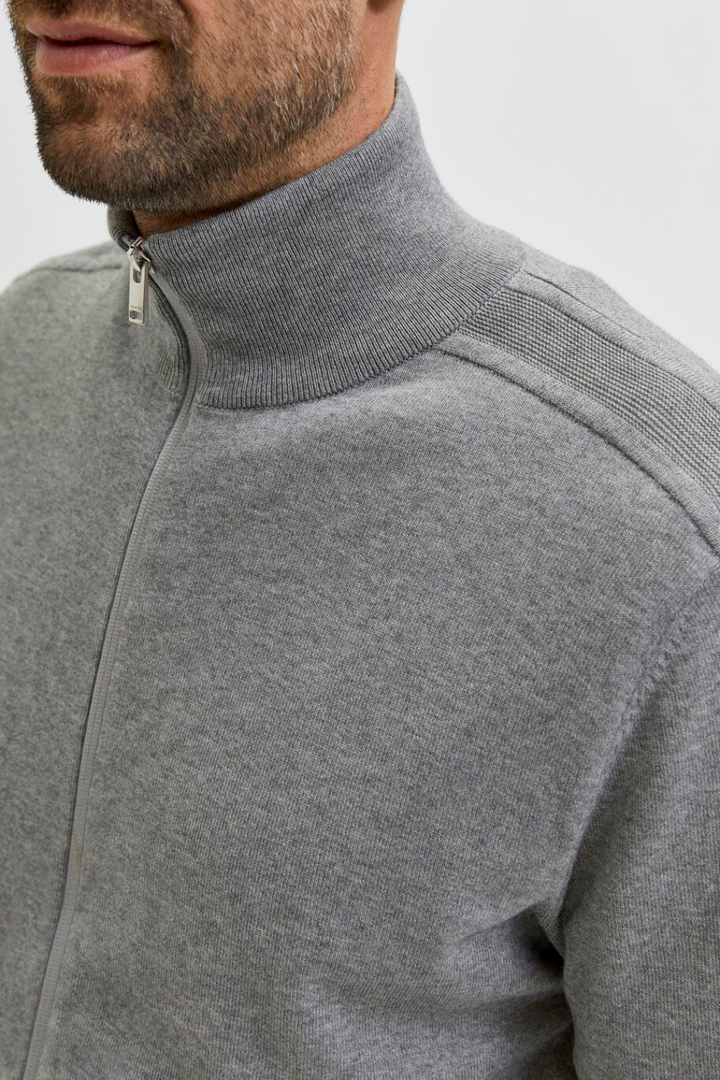 ZIP-UP CARDIGAN