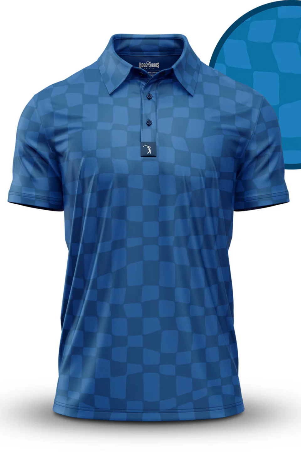 Bogey Bros Checked Out Men's Polo BOGEY BROS