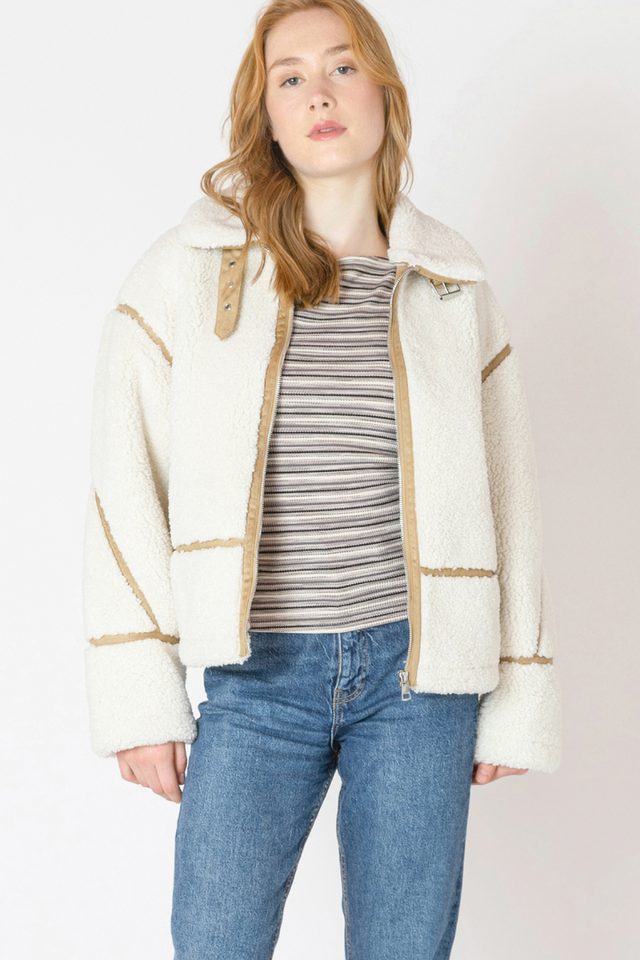 Tate Contrast Fleece Jacket
