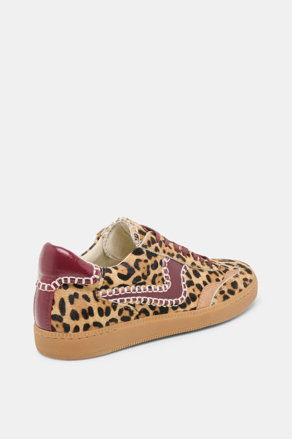 Notice Stitch Burgundy Calf Hair