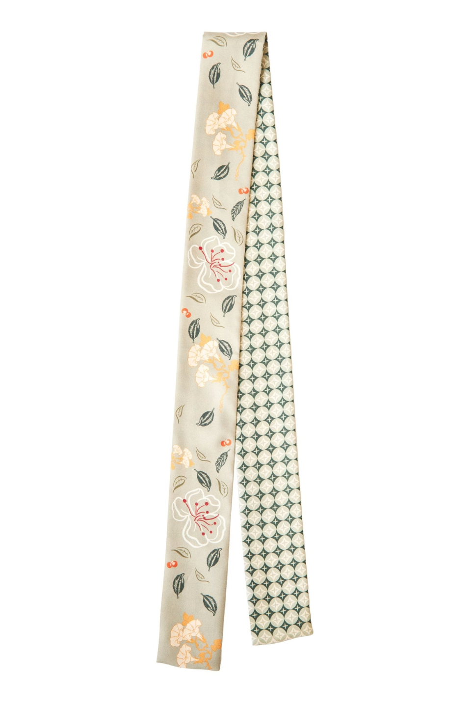 Palm Palm Brielle Silk Neck Tie Scarf Palm Palm