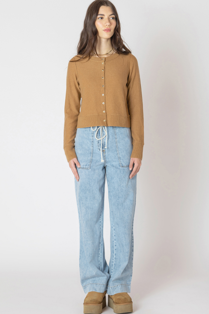 Fawn Easy Crewneck Cardigan