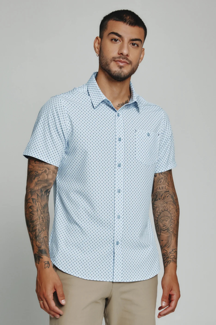 7 Diamonds Weston Short Sleeve Shirt