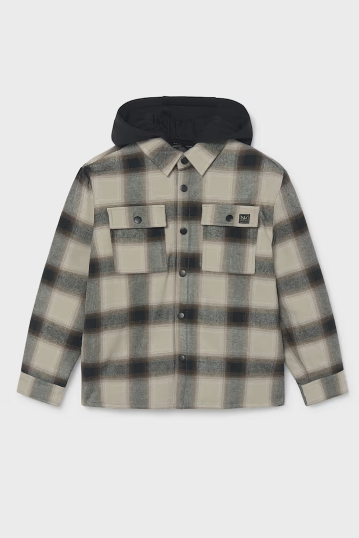 Mayoral Boy Quilted Hooded Overshirt