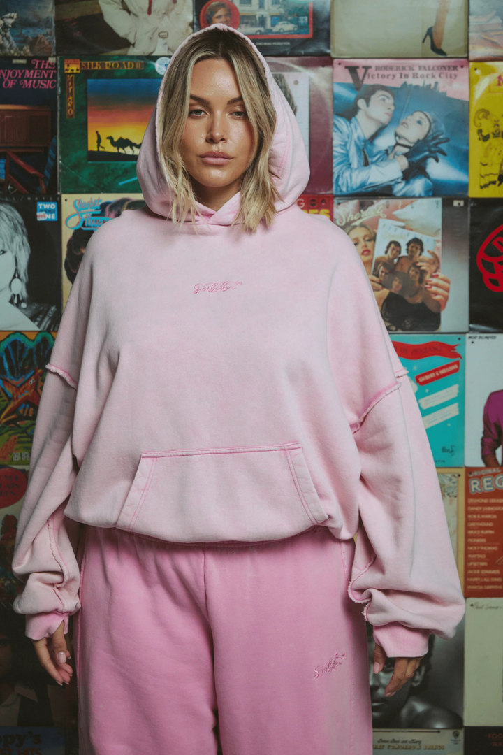 SABBI THE BASIC HOODIE - PINK