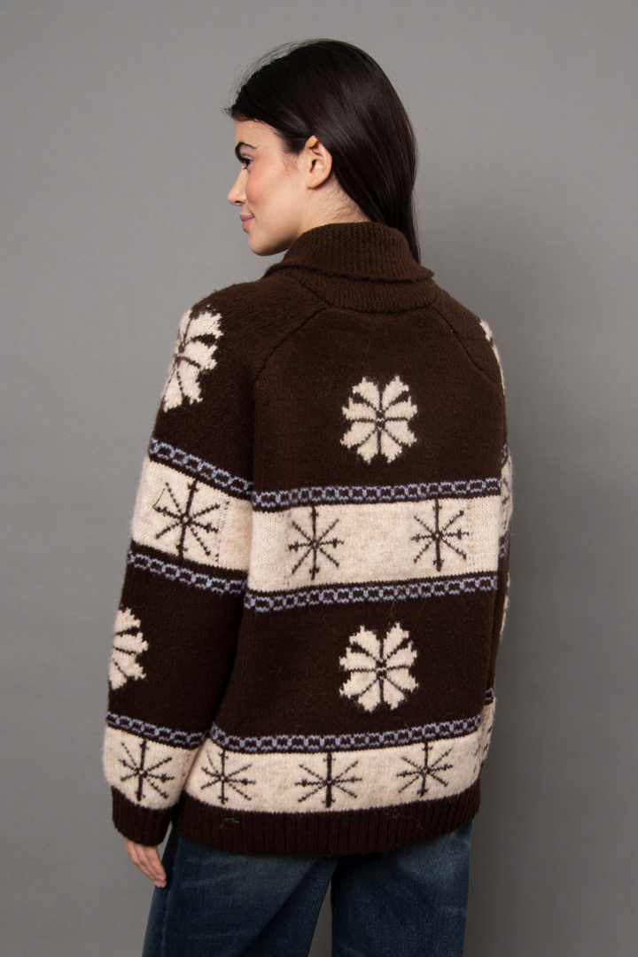RD Style Saffron Long Raglan Sleeve Shawl Neck Cardigan