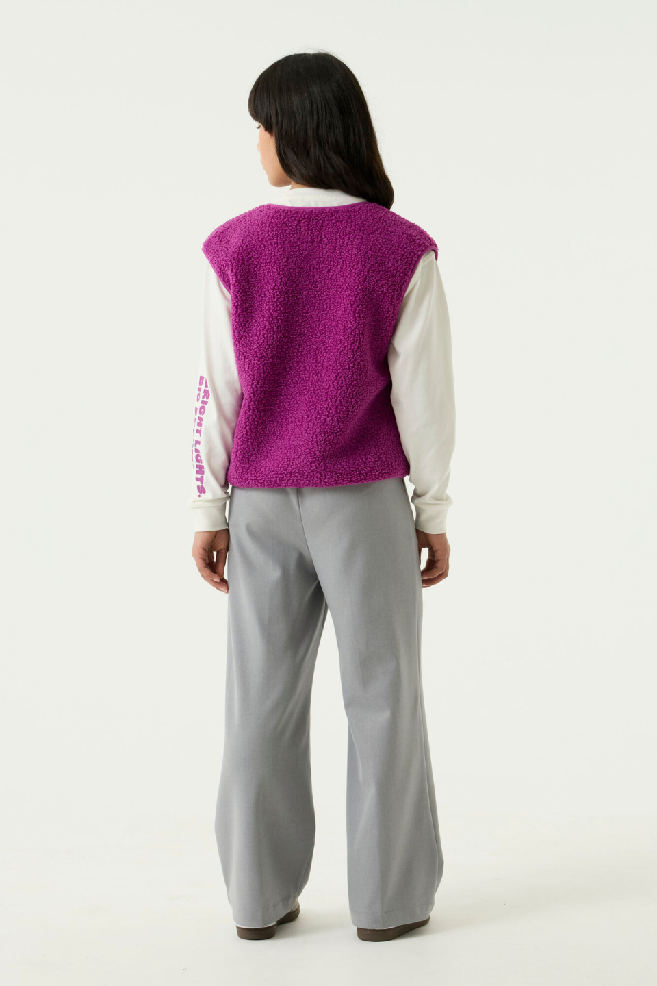 GARCIA Purple Teddy Vest
