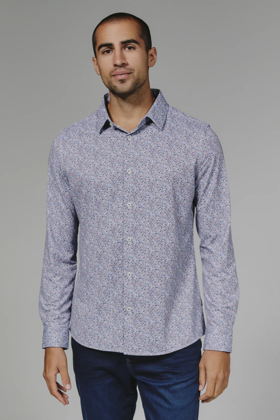 7 Diamond Prague Long Sleeve Shirt