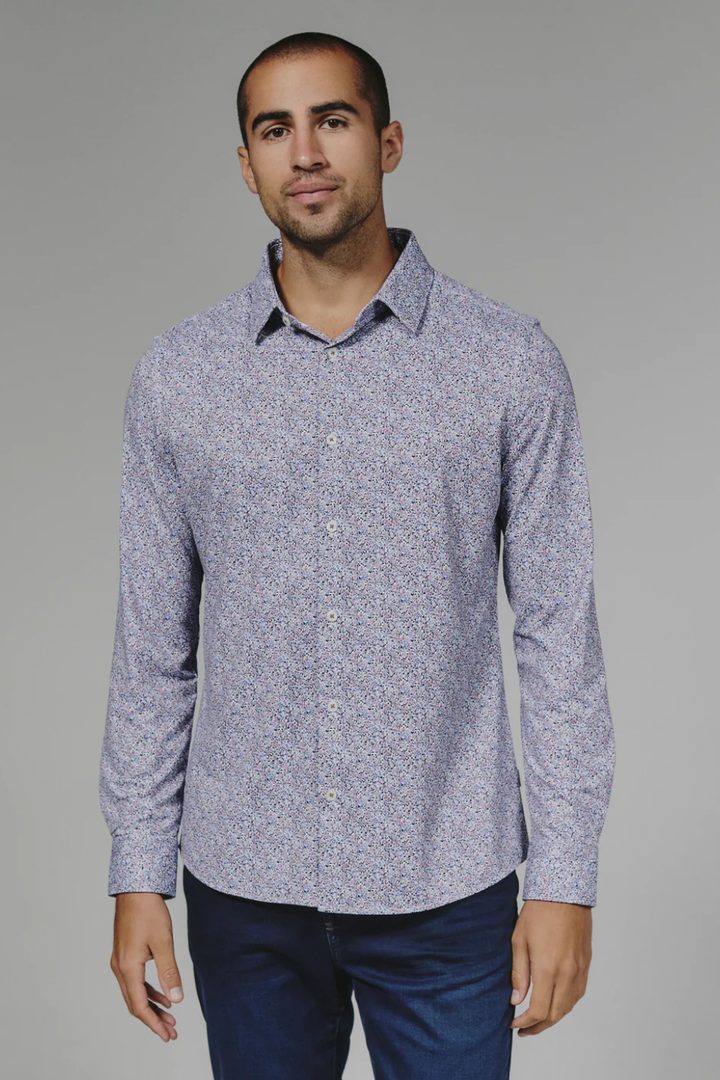 7 Diamond Prague Long Sleeve Shirt