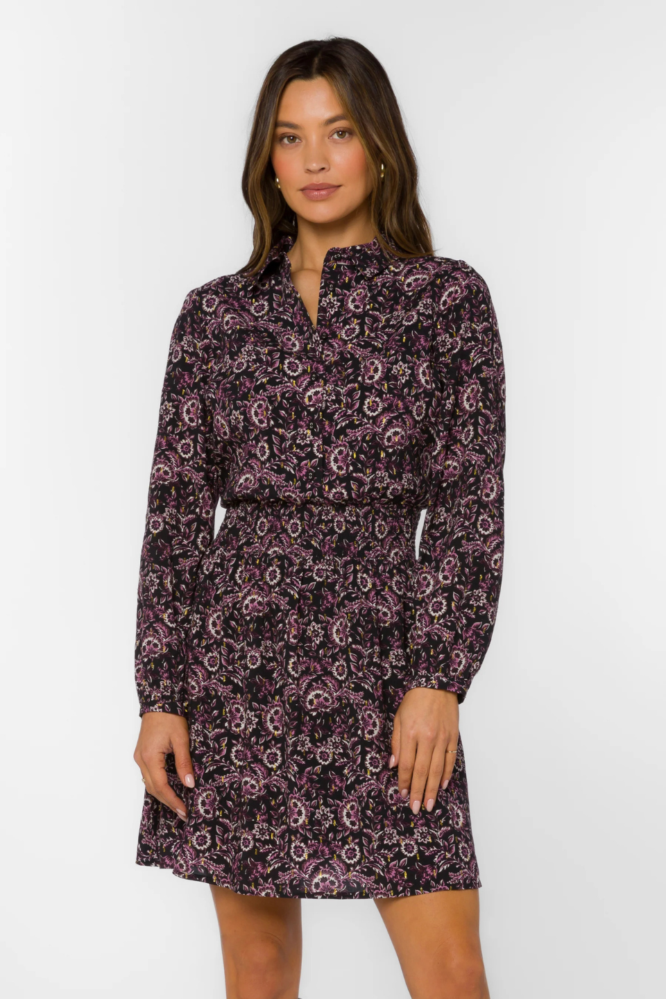 Sarita Jacobean Floral Dress