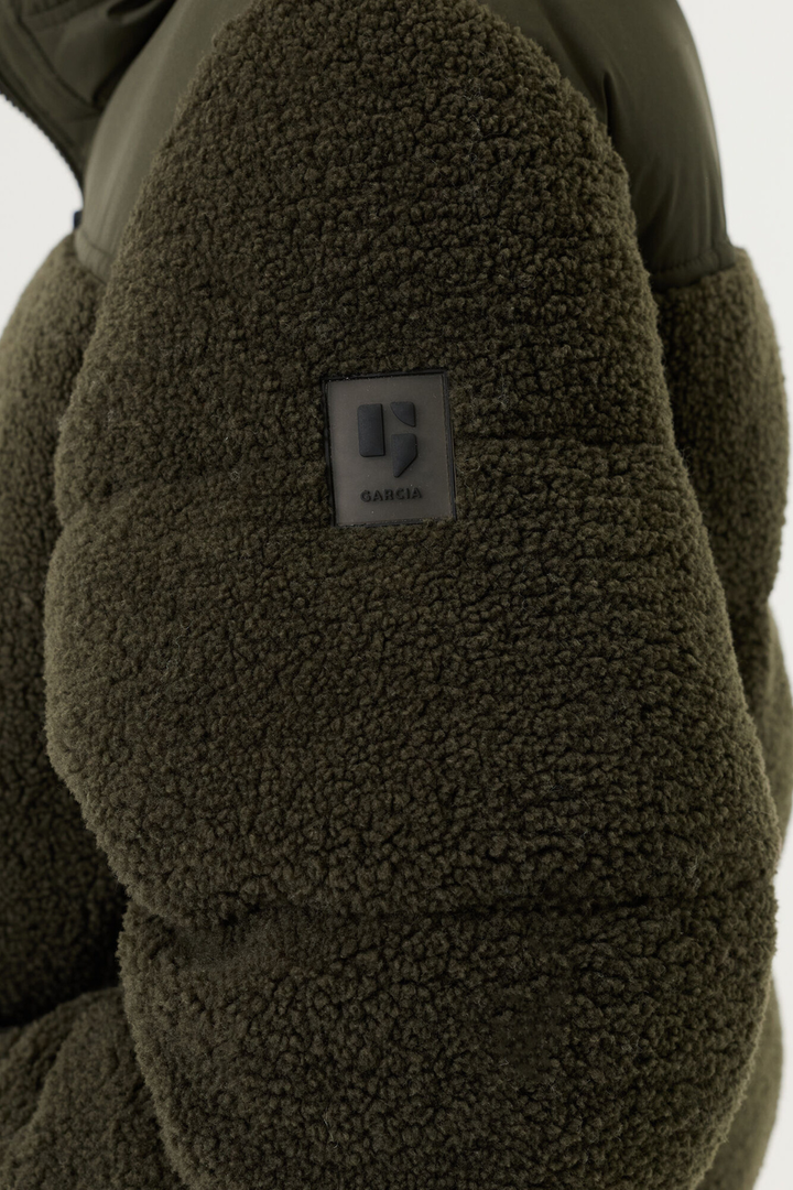 GARCIA Green puffer jacket