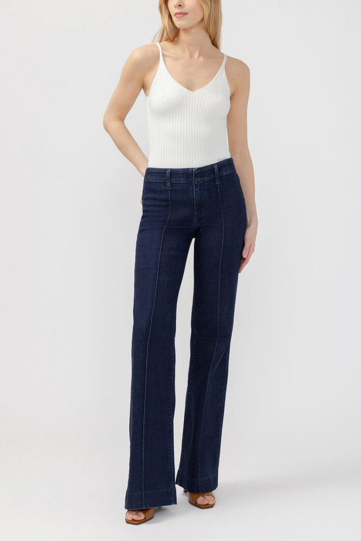 Silver Suki Trouser Leg Jeans